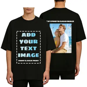 Carpesun Custom Print T-Shirt with Personalized Name, Matching Shirts for Couples,Text or Image, Customized Short Sleeve Tees for Boyfriend and Girlfriend
