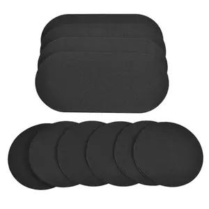 10 Pieces Bass Drum  Pedal es Strong Adhesive Pads Drum Muffling Damper Pad  for Musical Instrument Drum Accessory