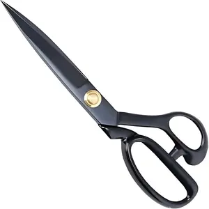 Scissors 10'' - Sewing Shears with High Carbon Blades for Precise Cutting, Tailoring,Crafts, Industrial Strength Use, Dressmaking