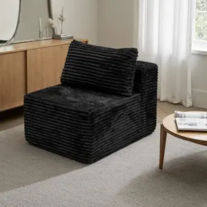 【Crazy Discounted Price】UTUHMWM 35.4"x27.6"x23.6"Single Sofa for Modular Sectional Sofa,High Density Memory Foam Couch Boneless Couch for Bedroom Living Room