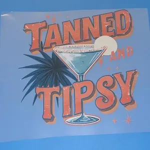 TAN & TIPSY DTF TRANSFER 10x10