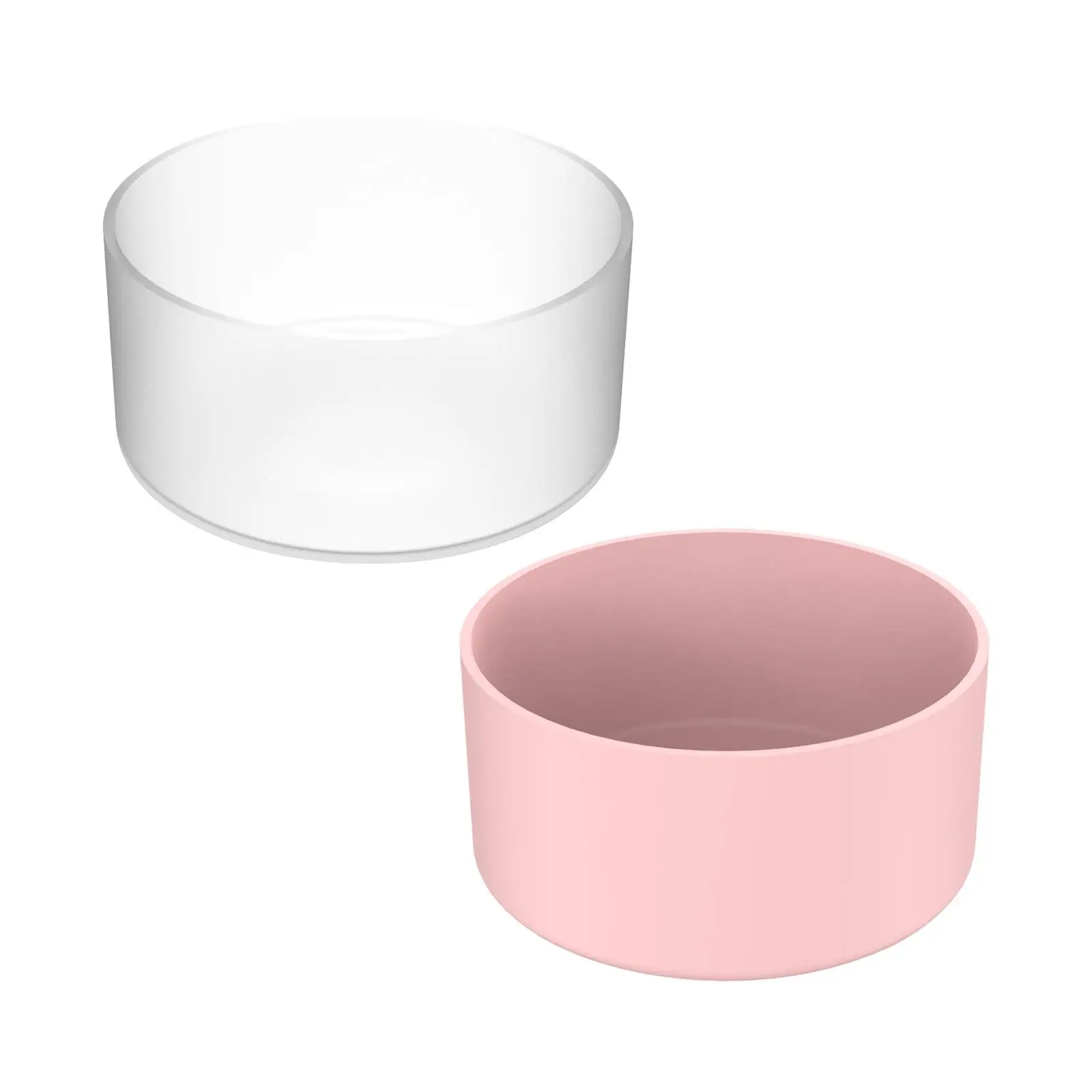 2/3pcs Silicone Boot, Protector Sleeve Bumper For Cup Accessories, Protector Bottom Bumper for Tumbler, Heat Resistant Cap Protector