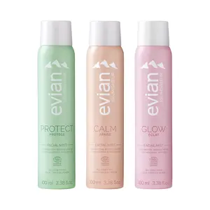 Evian Facial Mist Trio - Natural Skincare - Hydrate & Nourish - Soothe & Protect - Organic - Safe for all Skin Types
