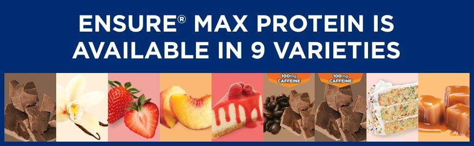 Ensure Max Protein Milk Chocolate Shake, 30g High Protein, 12 Pack | 30g Protein to Support Muscle Health & Manage Hunger for Adults, Each Protein Shake has 1g Sugar, 150 Calories, 4g Fiber