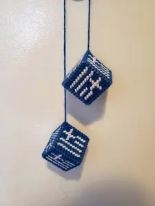 The Greece Flag Car Dice