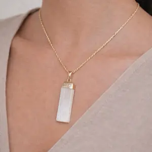 Selenite Necklace Selenite Necklace