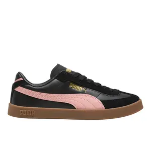 PUMA Womens Club Ii Era Lace Up Sneakers Shoes Casual - Black