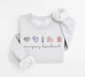 Emergency Department Sweatshirt, Emergency Nurse Shirt, ER Tech, Emergency Sweatshirt, Emergency Sweater, Registration ER Nurse Shirt