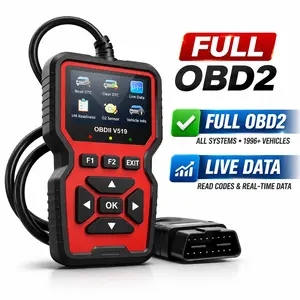 V519 OBD2 Scanner Real-time Data Professional Mechanic OBDII Diagnostic Code Reader Check Engine Light