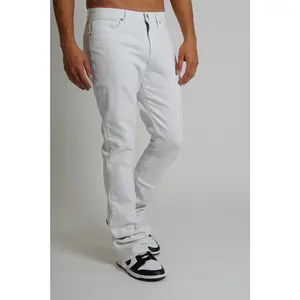 RWSH Stacked Slim Flare Jeans - White