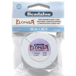 CH135-U25: Elonga Multi Strand Stretch Cord 1mm 25 Meter