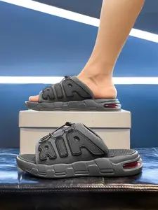 Men's Summer New Soft Anti-Slip PVC Air Cushion Support Sandals, Footwear, Sporty Design, Suitable for Men and Boys, Comfortable and Durable