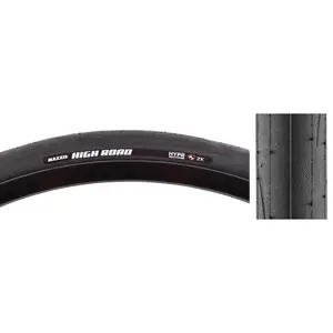 Maxxis High Road Tire - 700 x 28 Clincher Folding BLK HYPR ZK Protection ONE70