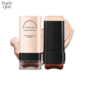 Stick Foundation Contour Long-wear Lightweight Brighten Blemish Concealer Foundation Stick Beauty Makeup 02#NATURAL