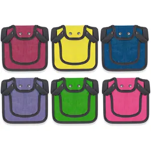 Set of 6 Chicken Saddle, Hen Saddles with Elastic Adjustable Strap, Outdoor Chicken Aprons Clothes, Birds  Protector for , Hens Poultry Accessories, Suit Small Medium Large Hens