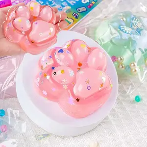 New Cat Paw Decompression Toys Kawaii Cartoon Antistress Stress Relief Slow Rising Toys for Adult Kids Stretch Toys