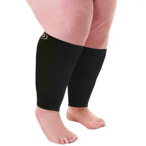 WIDE Calf Compression Sleeves 20-30 mmHg | Plus Size by Dominion Active (1 Pair)