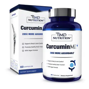 1MD Nutrition CurcuminMD Plus - Turmeric Curcumin with Boswellia Serrata - 285x More Absorbable - Joint Stiffness, Muscle Recovery & Mood Support