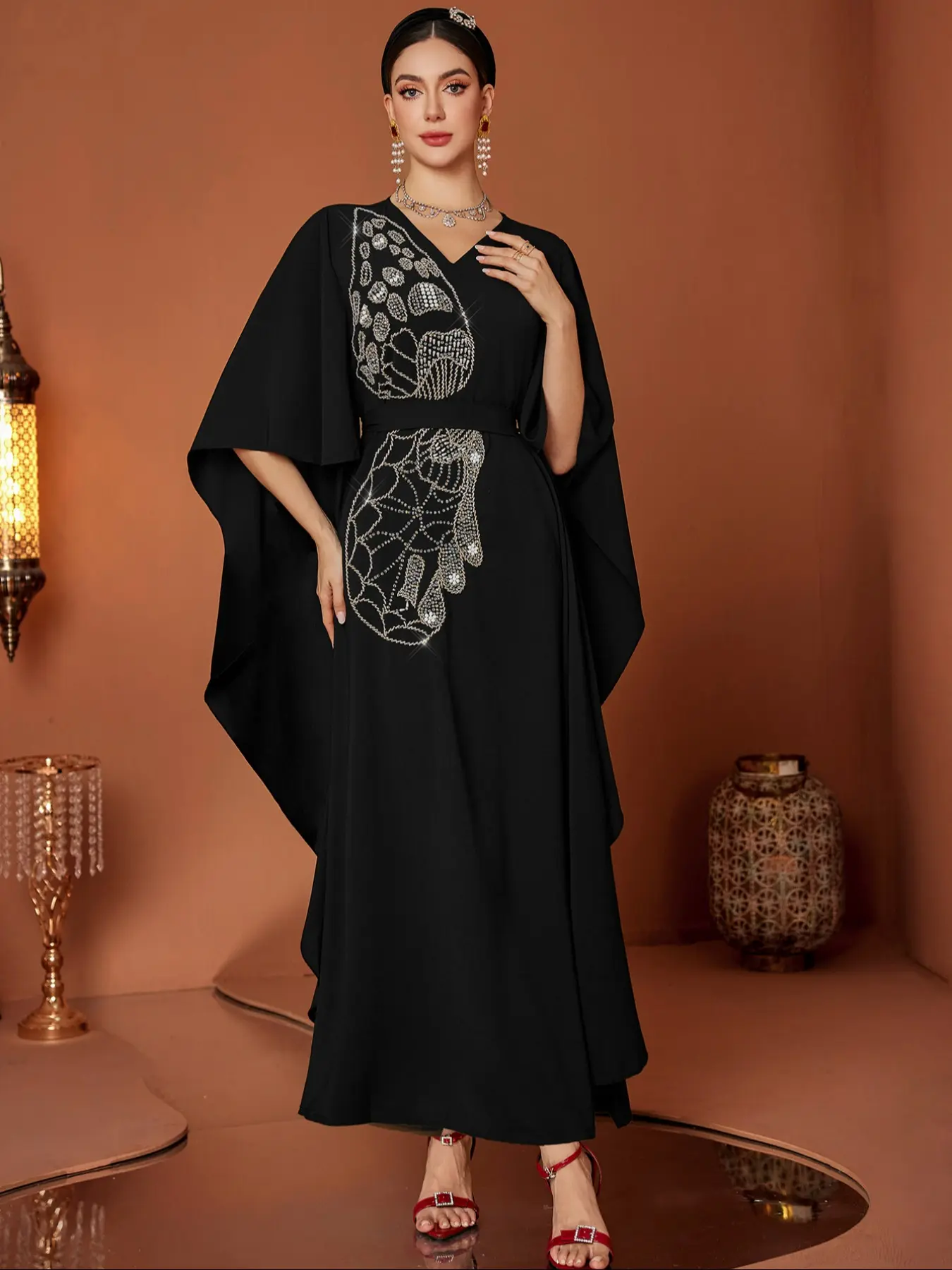 Women's High-End Pure Casual Loose Dress Abaya, Modesty Muslim Clothing, Stylish and Comfortable, Perfect for Daily Wear, Elegant and Trendy Design, Loose Abayas, Abayas For Eid