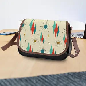Mid Century Modern Franciscan Starburst Retro Shoulder Crossbody Bag