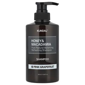 Kundal Honey & Macadamia, Shampoo, Pink Grapefruit, 16.9 fl oz (500 ml)