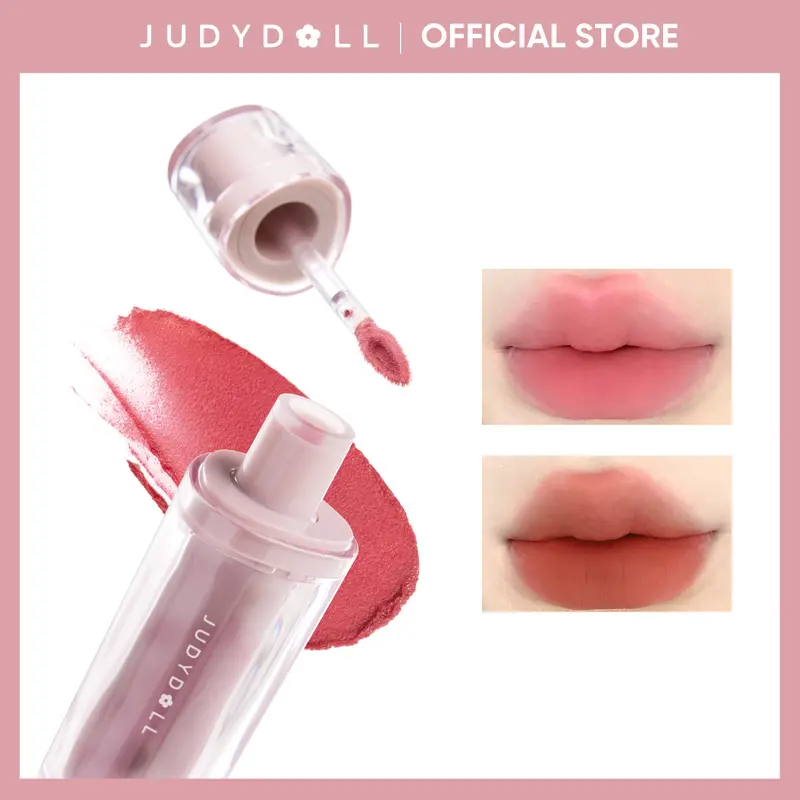 JUDYDOLL Little Magnet Lip Mud - Matte, Blur, Velvet, Creamy, Smooth, Non-Stick, Waterproof, Long-Lasting, Non-Fading Tinted Lip Product with Blend, Hydrate, Lightweight, Moisture Benefits & Soft Mist Finish for Summer Makeup Looks