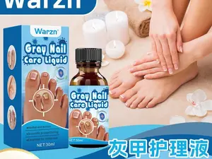 Warzn Multi-Purpose Nail Repair, Nail Solution for Discolored and Damaged Nails,
