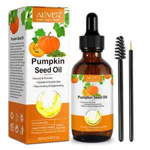 Aliver Pumpkin Seed Oil for Hair & Skin, Cold Pressed Oil (60ml/120ml)