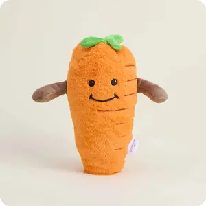 Warmies Carrot Warmies - Microwavable Plush Toy Scented with French Lavender for Soothing Warmth & Comfort - Safe for All Ages - 3.5"x6"x13"
