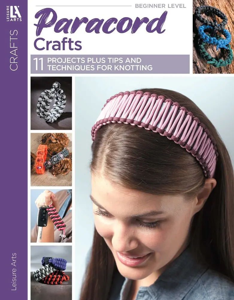 USED Book - Paracord Crafts: 11 Projects Plus Tips and Techniques for Knotting by Leisure Arts (Paperback) - english