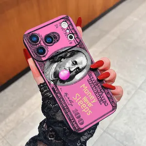 Phone Case Cover, Personalized Money Cash Design Compatible with iPhone 11/12/13/14/15/16 Series, Durable Protection for Daily Use