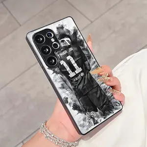 Neymar'S Number 11 Phone Case Is Compatible with for samsung for galaxy S25, S24, S23, S22, S21, S20 FE Ultra Plus 4G And 5G with Curved PET Back Cover.