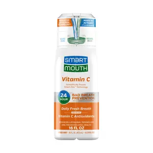 SmartMouth Vitamin C Advanced Liposomal + Zinc Activated Breath Rinse 16oz