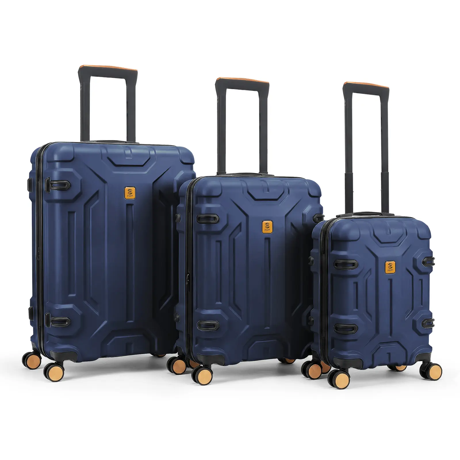 Suitcase Sets of 3 Piece Set, 20/26/30Inch Sizes, Suitcases Luggage on Wheels, Durable and Fashionable Travel Suitcases with Lock & 360° Wheels, Stripe Design, Suitcase Luggage Set for Frequent Travelers & Long Journey, Business, Family