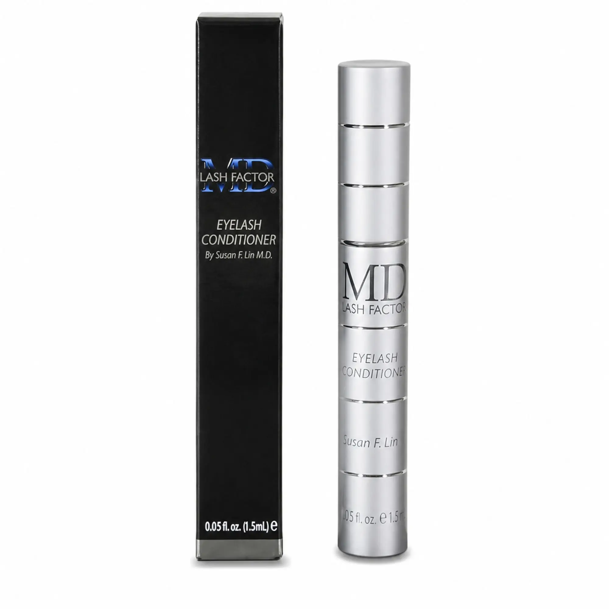 MD Lash Factor Eyelash Conditioner - Physician-Formulated Lash Growth Serum for Longer, Fuller & Thicker Natural Lashes. Patented Formula with Biotin & Peptides. Safe for Sensitive Eyes & Extensions. Visible Results in 4-6 Weeks! - 6 Month Supply