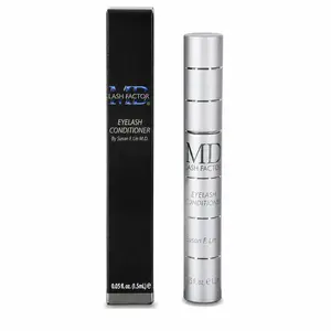 MD Lash Factor Eyelash Conditioner - Physician-Formulated Lash Growth Serum for Longer, Fuller & Thicker Natural Lashes. Patented Formula with Biotin & Peptides. Safe for Sensitive Eyes & Extensions. Visible Results in 4-6 Weeks! - 6 Month Supply