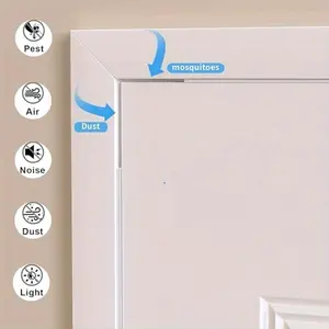 5M Door Windows Seal Strip Self Adhesive Waterproof Dustproof Sealing Tape Insect Mosquitoes Noise Wind Stopper Weather Stripping