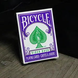 Bicycle Mini Rider Back Playing Cards – Purple