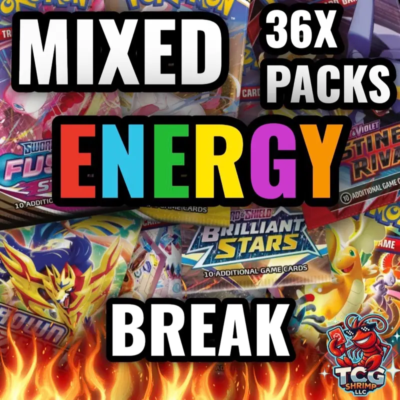 TCG SHRIMP (36 PACKS) Pack Break Pokemon *LIVE RIP*
