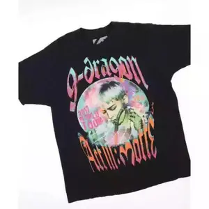 KPOP G-DRAGON WORLD TOUR 2017 T SHIRT BLACK L