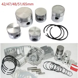 Air Compressor Piston+piston rings parts air pump accessories 42/47/48/51/65mm