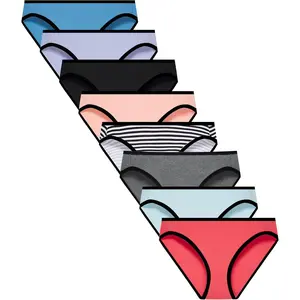 Girls Cotton Bikini Panties For Teens Hipster Briefs Toddler Underwear Comfortable Multipacks