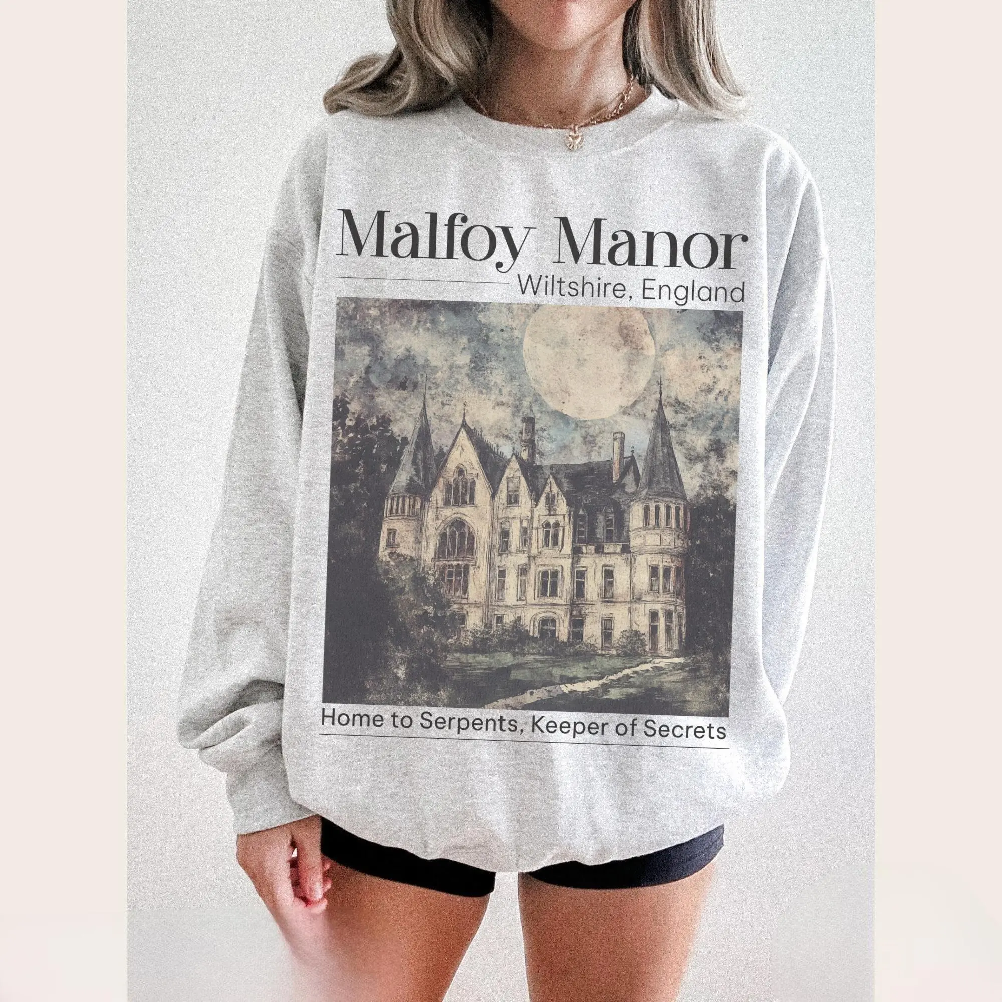 Dramione Manacled Sweatshirt, Dramione draconian merch Manacled fanfiction crewneck