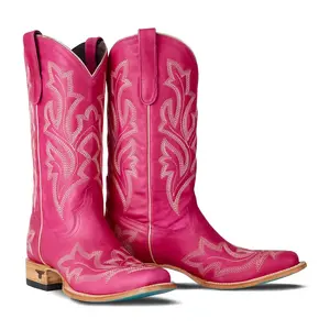 Saratoga Square Boot - IO Hot Pink