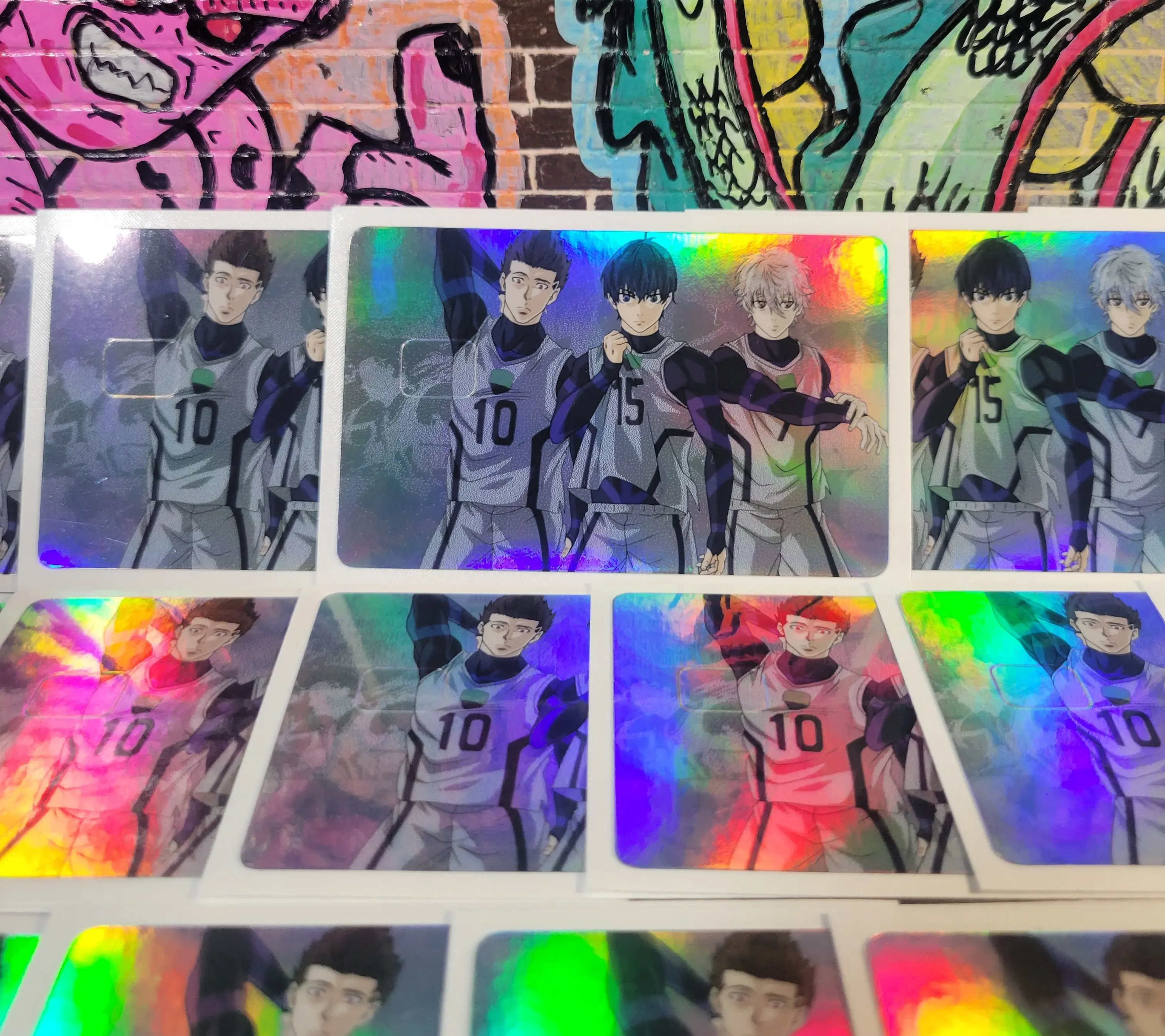 Isagi, Nagi & Baro Blue Lock Card Skin (Holographic)