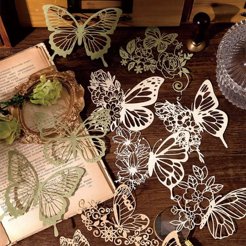 Vintage Lace Pattern DIY Handmade Decoration Set, Floral Appliques, Random Color Design, Perfect for Creative Crafting & Decorative Projects