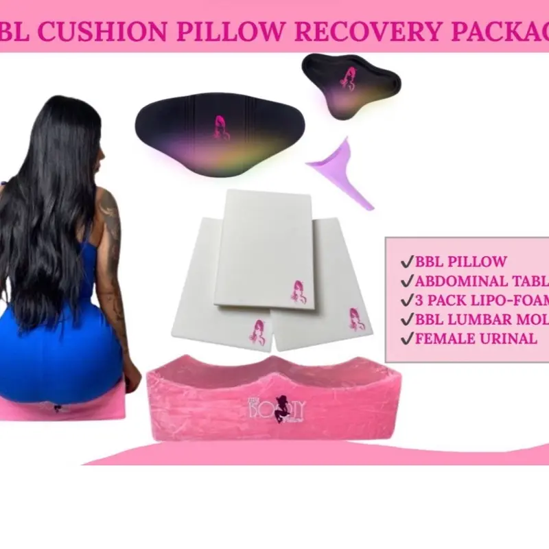 Post surgery complete recovery BBL Pillow + Ab board and Lumbar Backboard | Bundle 5-Piece