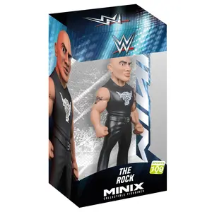 The Rock - WWE Minix Collectible Figurine (4.7 inch) WWE Toy Wrestling Action Figure
