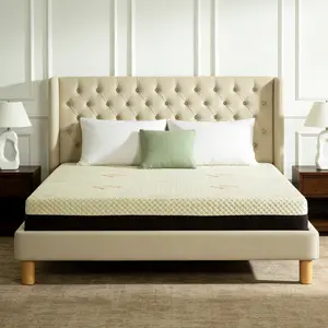 Aobtkel 12-Inch Queen Size Memory Foam Mattress - Copper Infused Cooling Gel Foam Bed, 7-Zone Pressure & Back Relief, Air Layer Comfort Cover, Medium Firm Support, Made in Japan, Queen Size Mattresses
