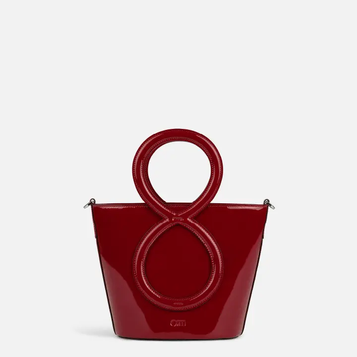 Infinity Bag 18 M - Patent Leather Red